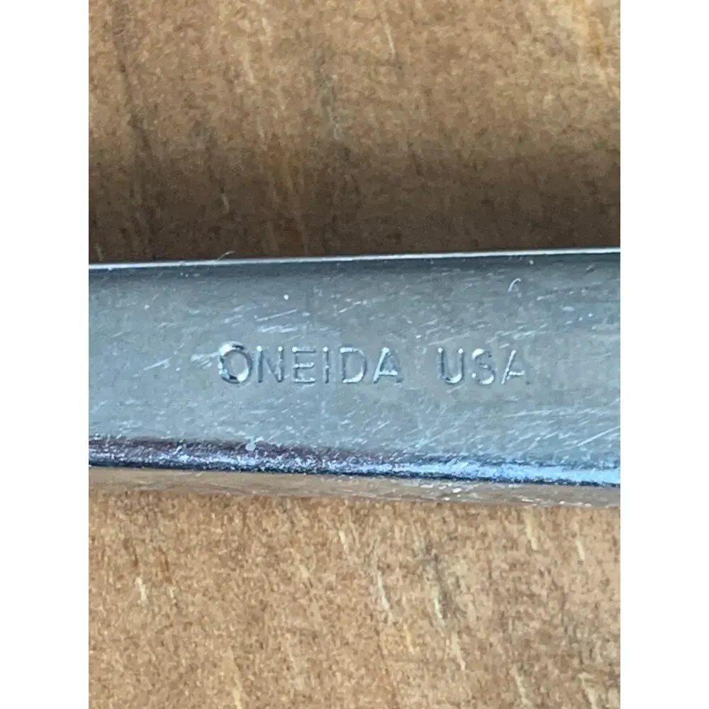 ONEIDA Stainless Glossy EASTON 5 Piece PLACE SETTING Forks Spoons Knife USA